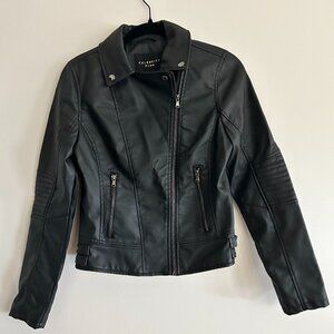 Celebrity Pink Faux Leather Jacket